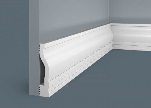 Плинтус Cosca Decor PX017, 95Х20, ЭКОПОЛИМЕР Плинтус Cosca Decor PX017, 95Х20, ЭКОПОЛИМЕР